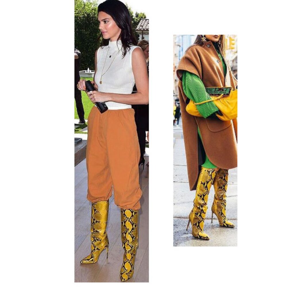 Steve Madden python long boots - Picture 11 of 12
